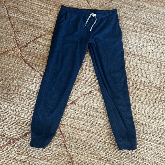 Vuori Womens Performance Joggers Heather Navy Small S Athleisure Dreamknit - Picture 4 of 7